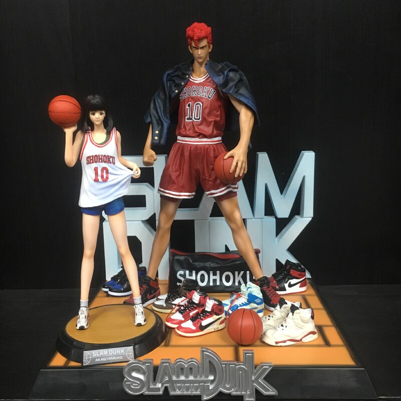 Anime Slam Dunk Akagi Haruko Action Figure Hanamichi Sakuragi Girl Model Delicate Pvc Slamdunk Figur | Shopee Philippines 800_x_800_jpg