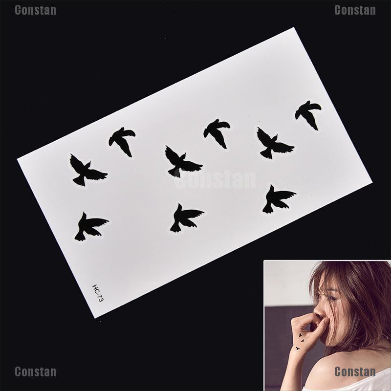 Constan Removable Swallow Temporary Tattoo Large Arm Body Art Tattoos Sticker Waterproof Shopee Philippines