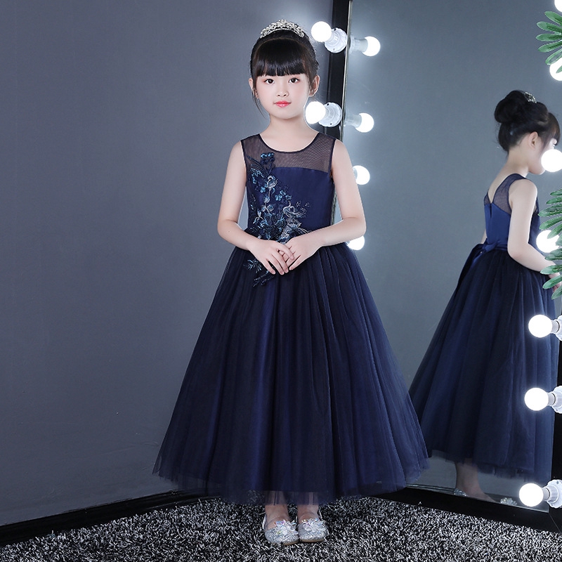 Summer Kids Long Dress Girls Wedding Flower Girl Dress Embroidered Princess Dress Party Children Shopee Philippines