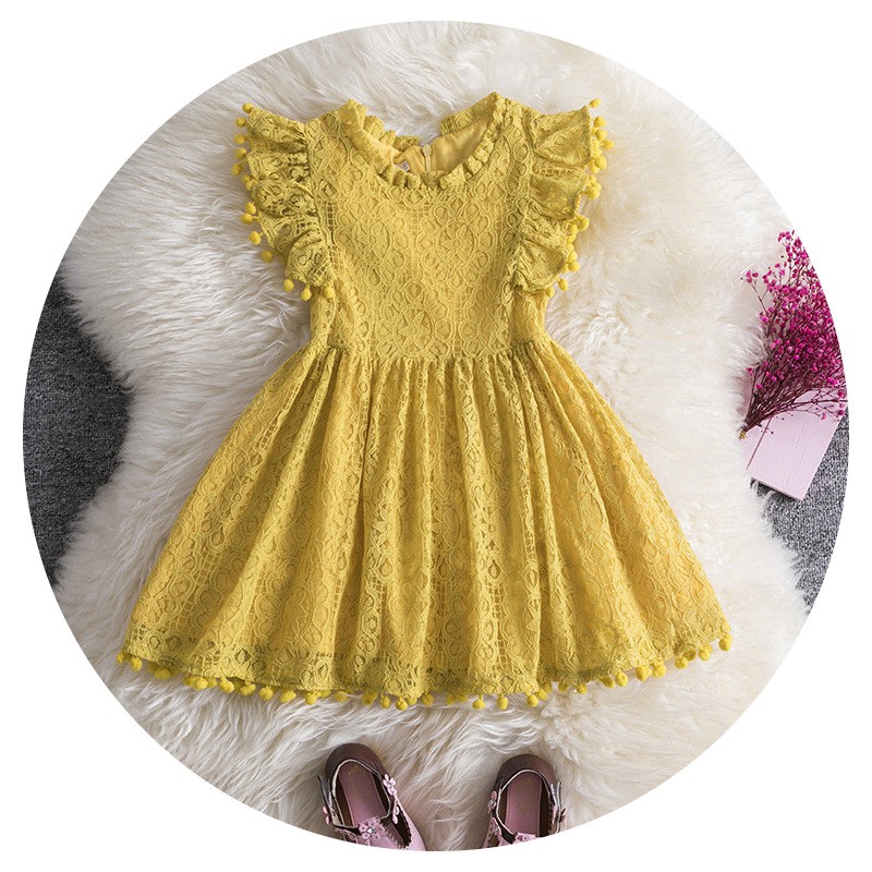 Summer Cotton Temperament Dress Tulle Dress Baby Girl Birthday Party Banquet Cosplay Kids Dress For 2 7 Years Old Shopee Philippines