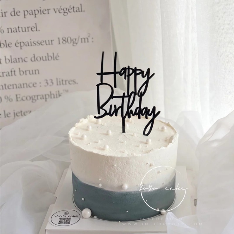 20pcs Happy Birthday Cake Decoration Cake Inserted Birthday Dress Up Card Shopee Philippines