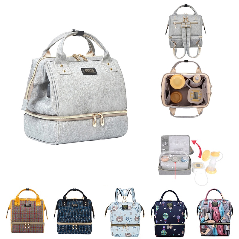 Diaper Bag Mummy Maternity Baby Bags Small Travel Grey Baby Nappy Changing Backpack Women Insulated Lunch Bag Stroller Organizer Shopee Philippines