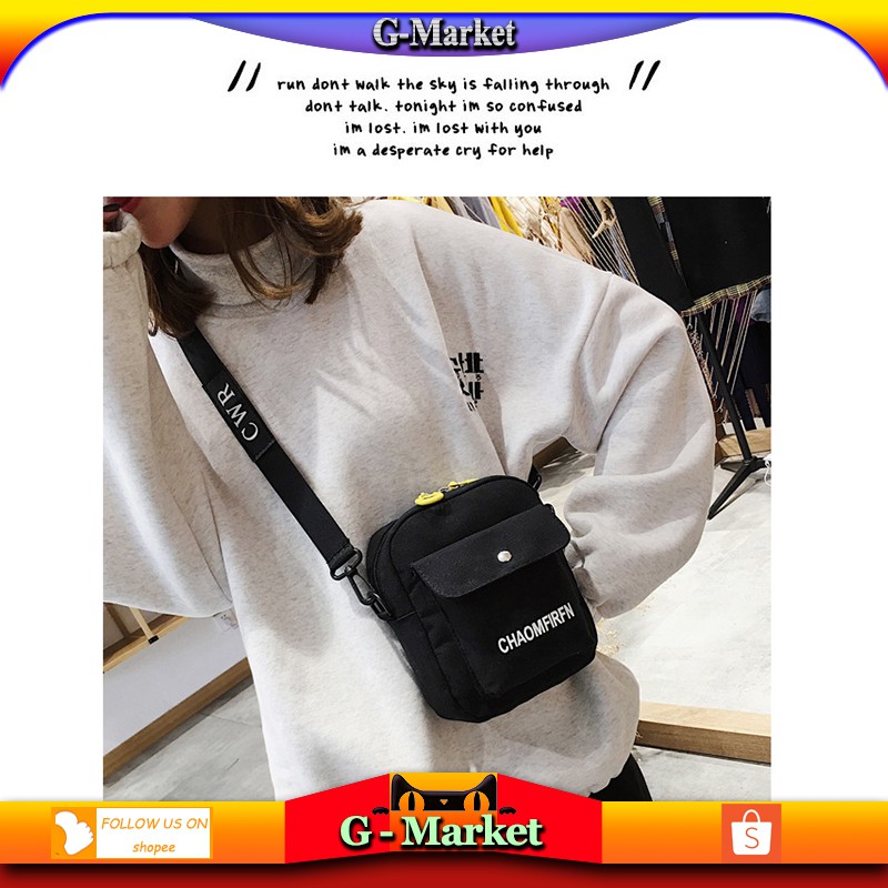 G Market 1pcs Men Women Bag Mini Fashion Bag Canvas Bag Female Shopee Philippines