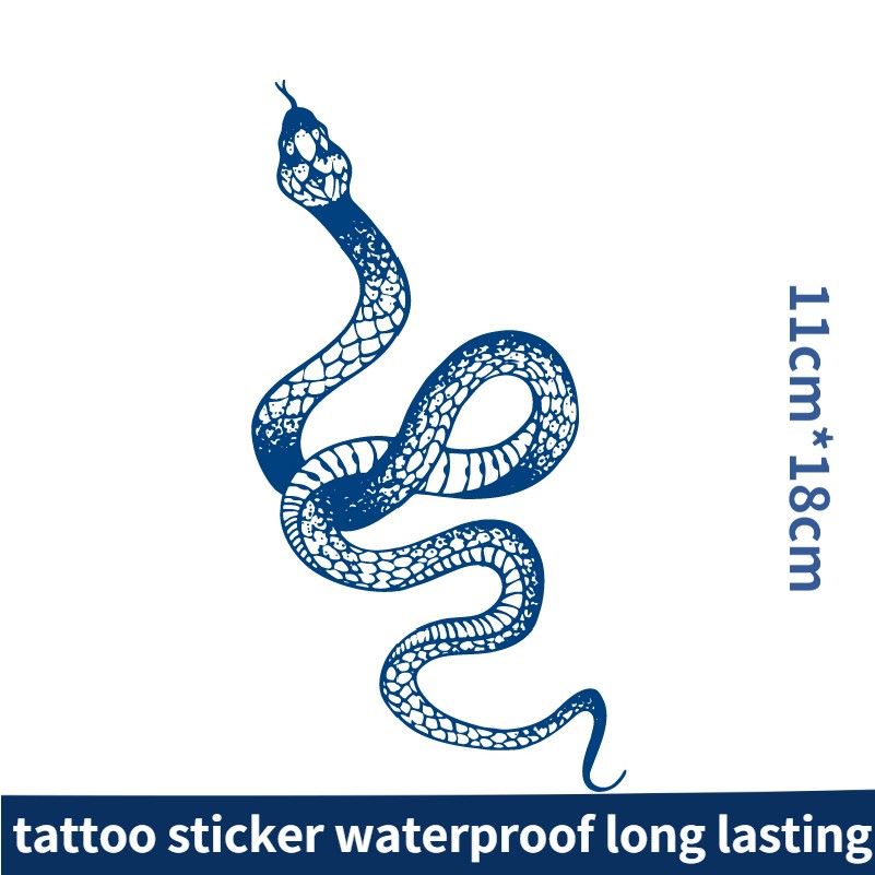 Mine】 Tattoo Lasts To 15 Days Temporary Tattoo Magic Sticker Waterproof Long Lasting | Shopee Philippines 801_x_801_jpg