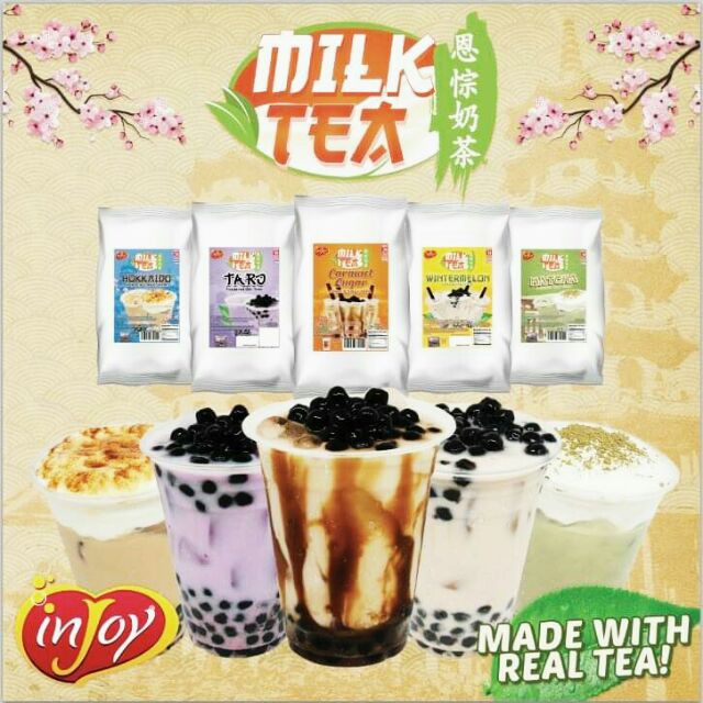 injoy milk tea 500g winter melon taro matcha hokkaido caramel sugar okinawachocolate shopee philippines on taro milk tea recipe injoy