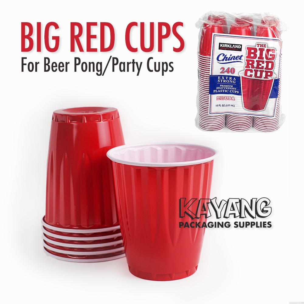 Big red cup kirkland for beerpong, party cup