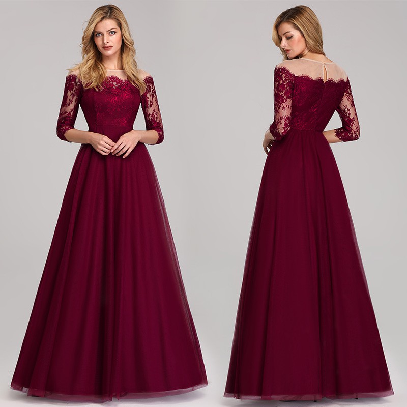 Long Mesh Dresses Wedding Formal Party Gown Maxi Dress 7894 Shopee Philippines