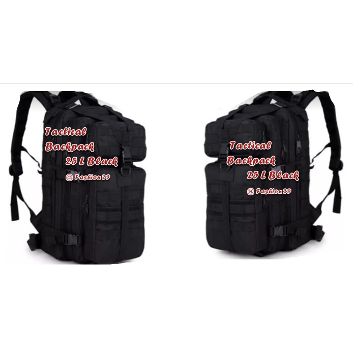 Tactical Bag 3 Days 25 Liters Hiking Outdoor Military Backpack Shopee Philippines
