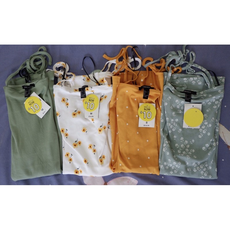 Forever 21 Tie Cami Dress Shopee Philippines