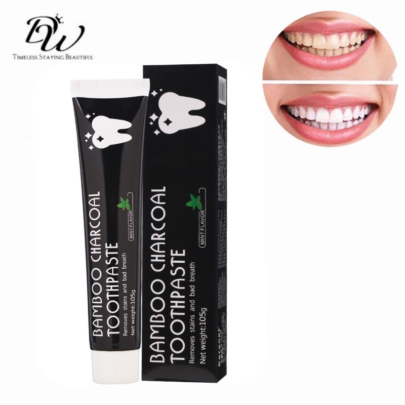 China Ivismile Customized Logo Black Charcoal Fresh Mouth Tooth Whitener Toothpaste China Charcoal Toothpaste And Bamboo Charcoal Toothpaste Price