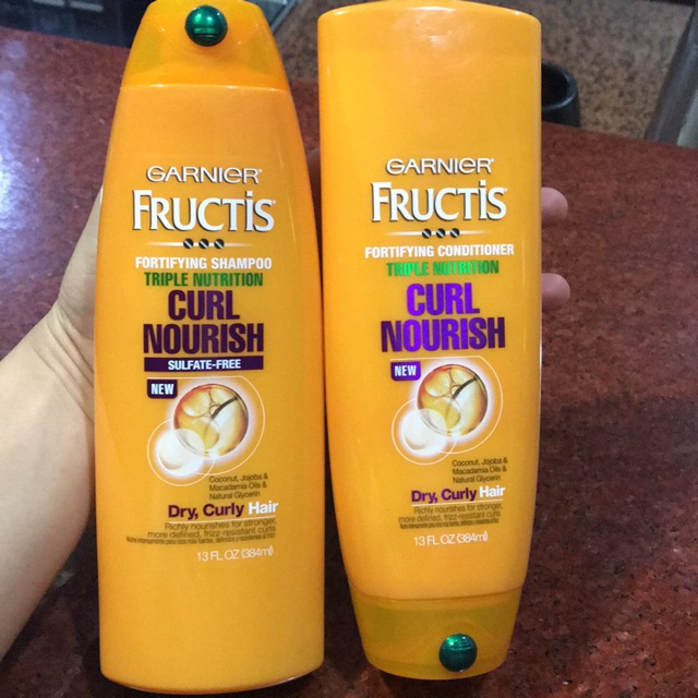 Garnier fructis curl nourish shampoo & conditioner
