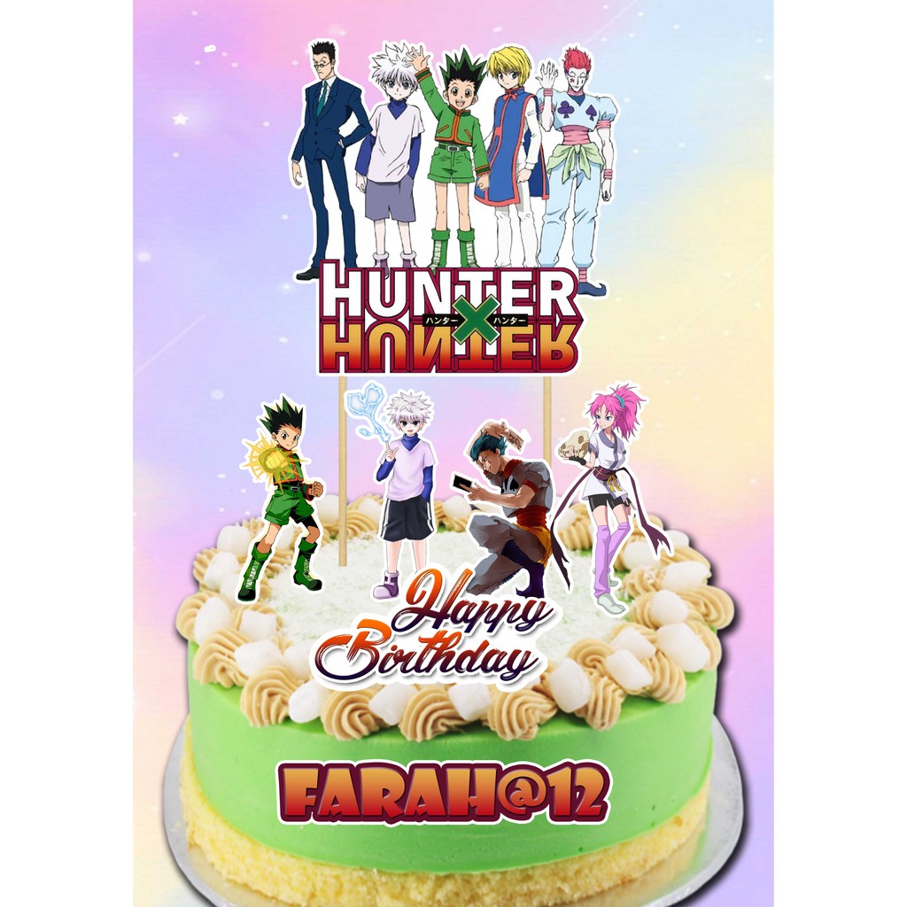 Find out which anime characters were born today and discover who shares your birthday. Hunter X Hunter Cake Topper Shopee Philippines