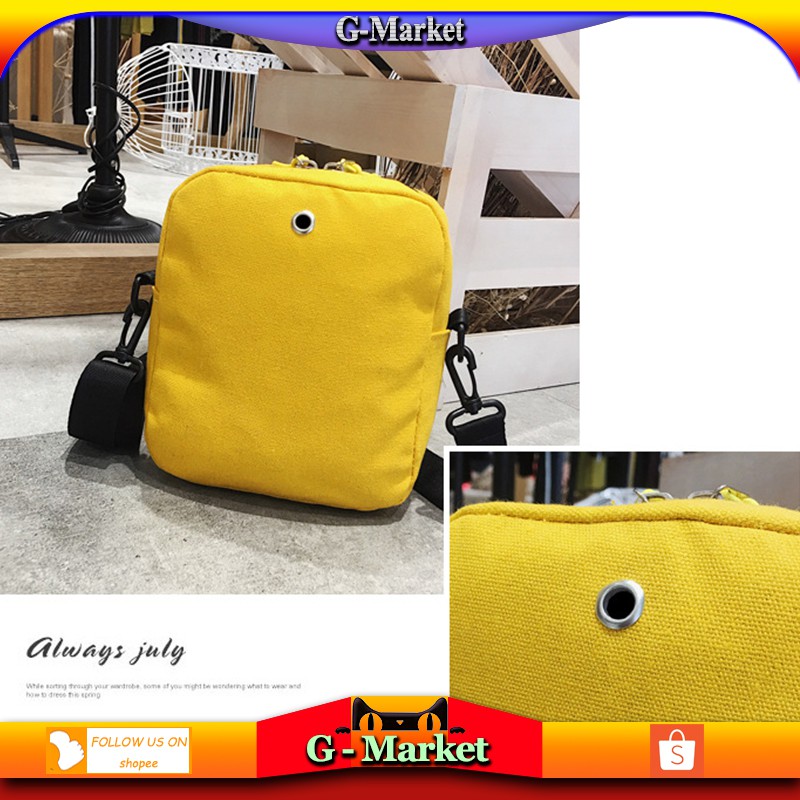G Market 1pcs Men Women Bag Mini Fashion Bag Canvas Bag Female Shopee Philippines