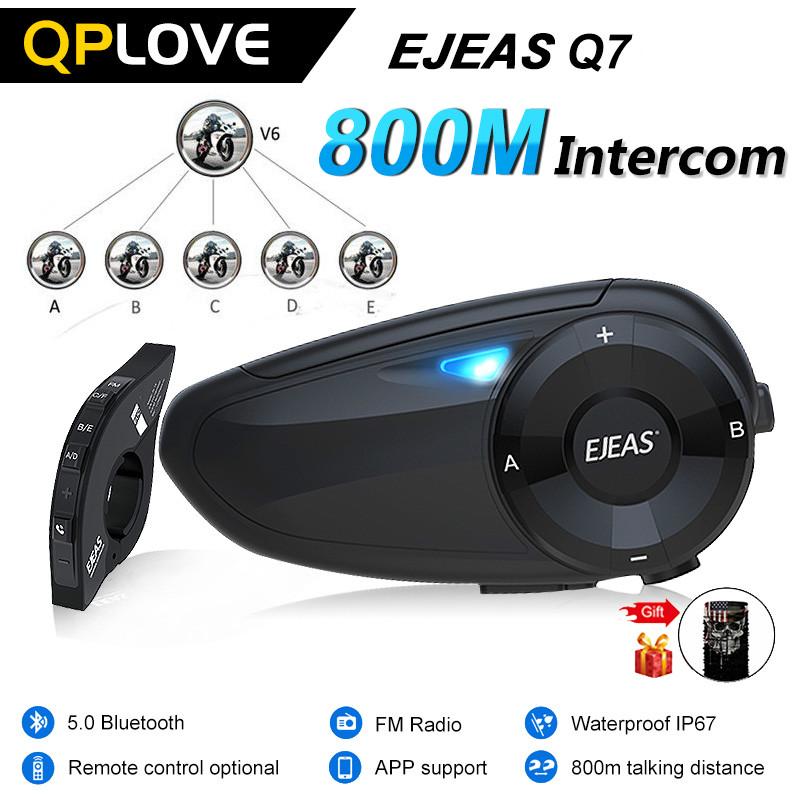 Dapatkan diskon 15% untuk pembelian ejeas q7 intercom q7 ejeas bluetooth helm 7 rider fm radio original. Ejeas Q7 Bluetooth Helmet Intercom 2 Seconds To Quickly Pair 7 People