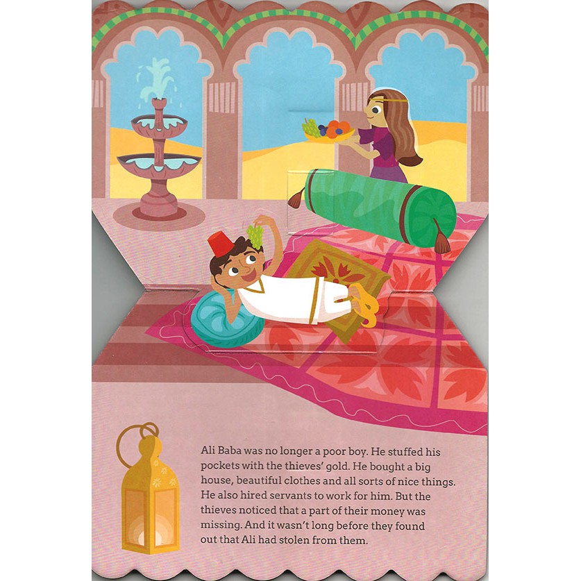 Ws Pop Up Fairy Tale House Ali Baba And The Forty Thieves