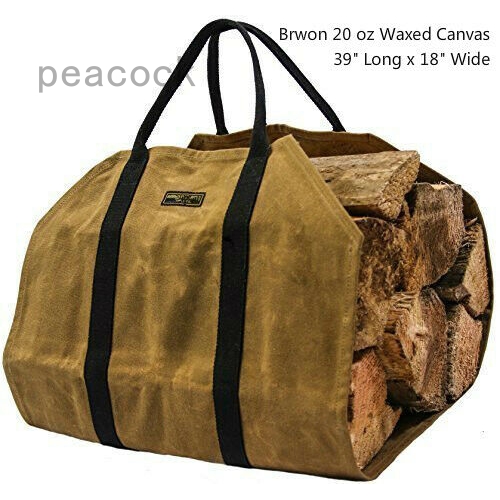 Indoor Fireplace Wood Stove Acceissores Petyoung Large Capacity Log Carrier Tote Bag Extra Strong And Durable Oxford Fabric Firewood Holder Outdoor Camping Carrier Camouflage Fireplace Stove Accessories Log Carriers Holders