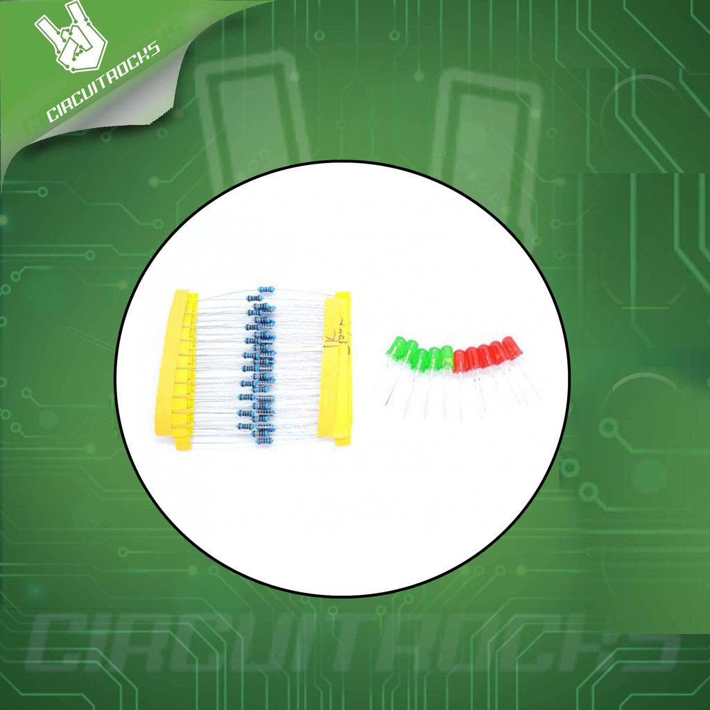 Electronics Kit Led Resistor 1k 10k 100k 220 1 4w