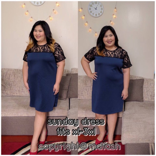 Plus Size Semi Formal Dress Shopee Philippines