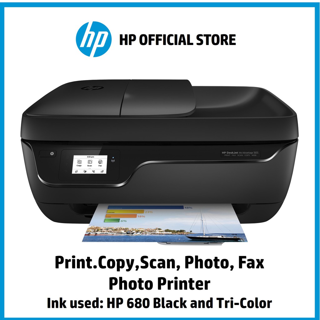 Hp Desk Jet Scanner 3835 . HP DeskJet Ink Advantage 3835 (Print.Copy,Scan, Photo, Fax ...