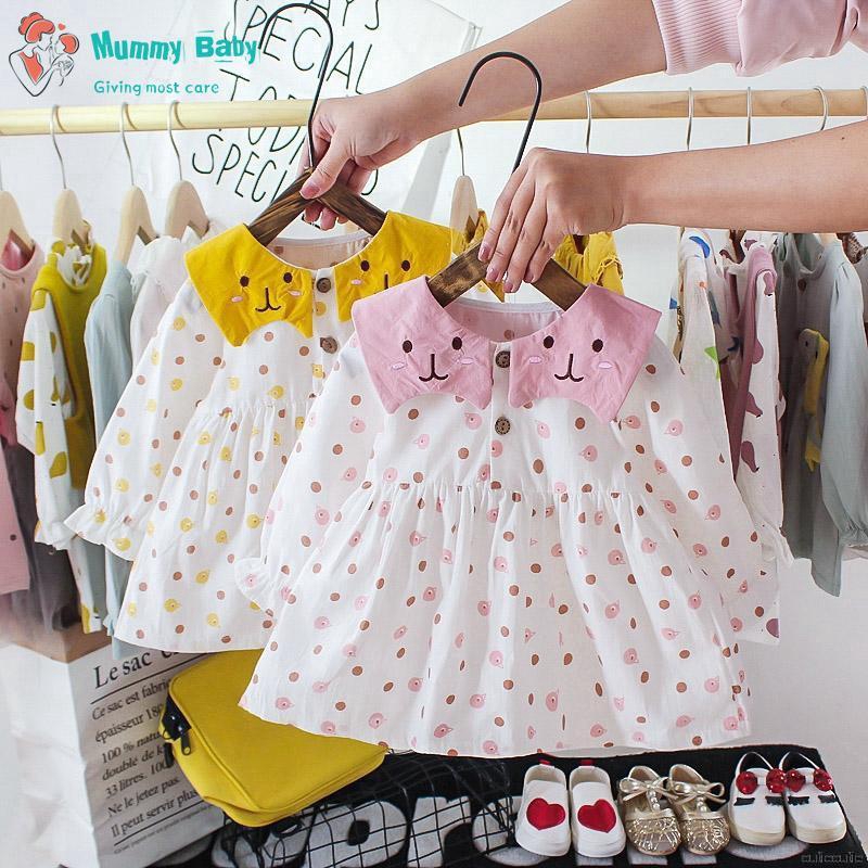Chinese New Year Baby Girl Cotton Long Sleeve Dress Tang Suit Dresses 0 36months Woodlandhideawaypark Co Uk