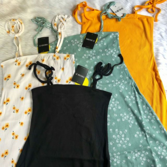 Forever 21 Self Tie Cami Dress Shopee Philippines