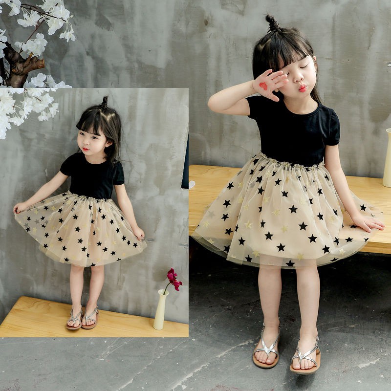 Girls Dress 2019 Children In The Summer Wear Veil 1 3 5 Year Old Girl Brim New Baby Princess Ski Shopee Philippines