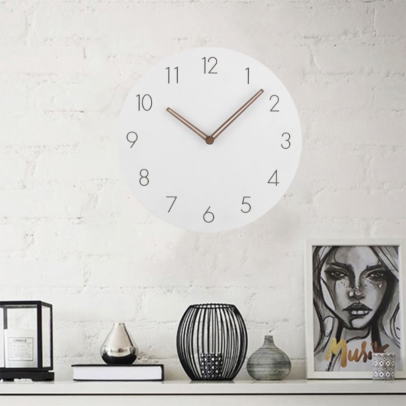 St 3d Wooden Large Wall Clock Modern Design Home Decor Bedroom Silent Oclock Shopee Philippines