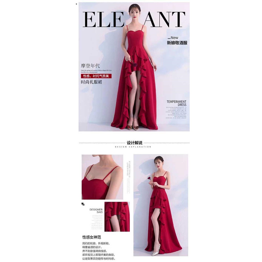 Fancy Dinner Dress Shopee Singapore