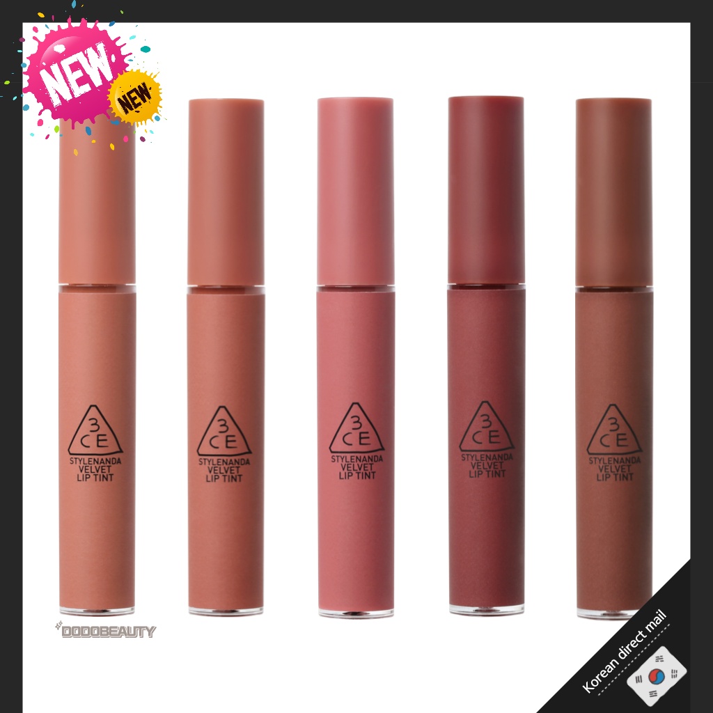 3ce soft lacquer lip tint / lip lacquer liptint. 3ce Velvet Lip Tint 2021 New Colors Add On 4g Soft Matte Liquid Lipstick Moisturising Long Lasting Lipgloss Shopee Singapore