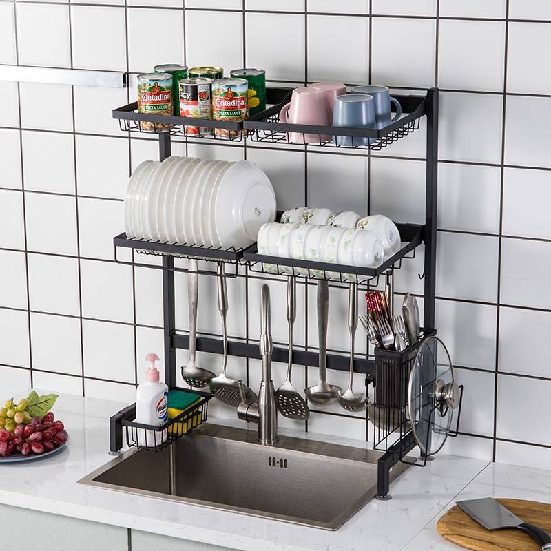 A wide variety of stainless steel kitchen plate rack options are available to you, such as use, material, and commercial buyer. Stainless Steel Black Paint Multi-function Sink Rack ...