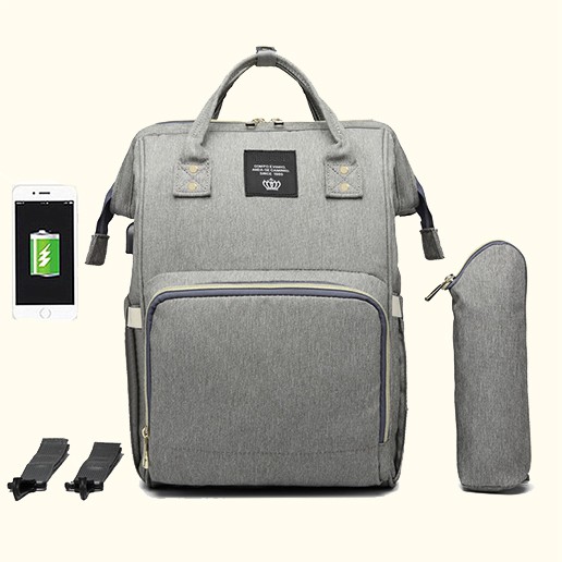 Best Ultimate Smart Usb Diaper Bag Nappy Backpack Maternality Haversack Bag Shopee Singapore