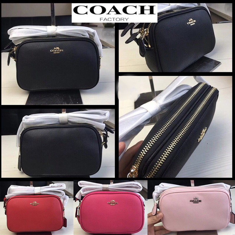 Coach Camera Bag Girl S Small Shoulder Diagonal Backpack Small Square Double Clutch Shopee Singapore