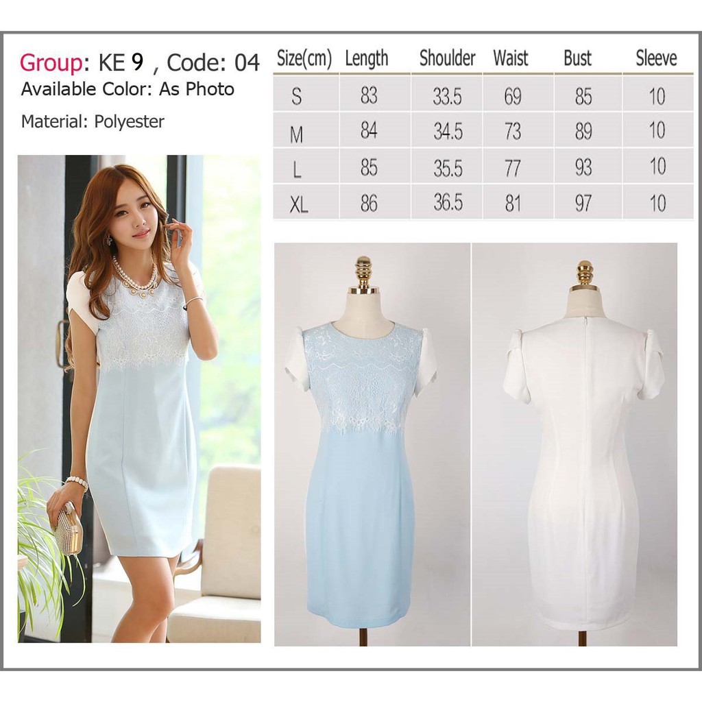 Ke904 Korean Latest Euro Trend Baroque Design Semi Formal Dress Shopee Singapore