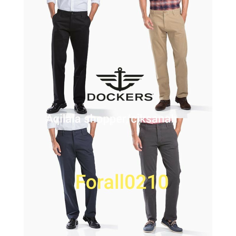 We call them signature for a reason. Shop Malaysia Dockers Men Slim Fit Signature Lux Cotton Stretch Pants Shopee Singapore