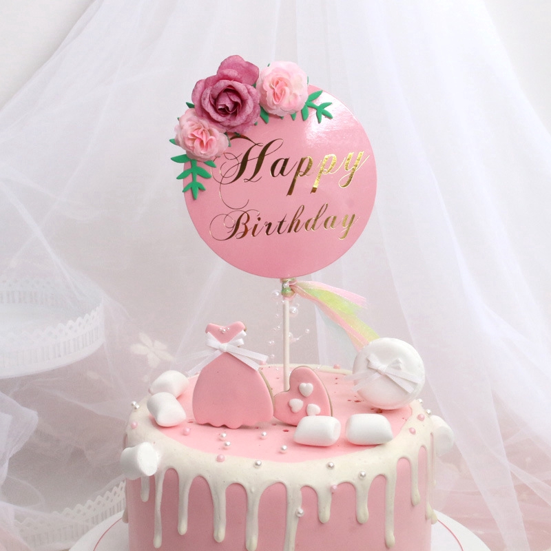 Beli kue ulang tahunu untuk mama terbaru di shopee. Flower Happy Birthday Cake Topper Mother S Day Cake Decorations Kids Birthday Cake Supplies Baby Shower Cupcake Topper Shopee Singapore