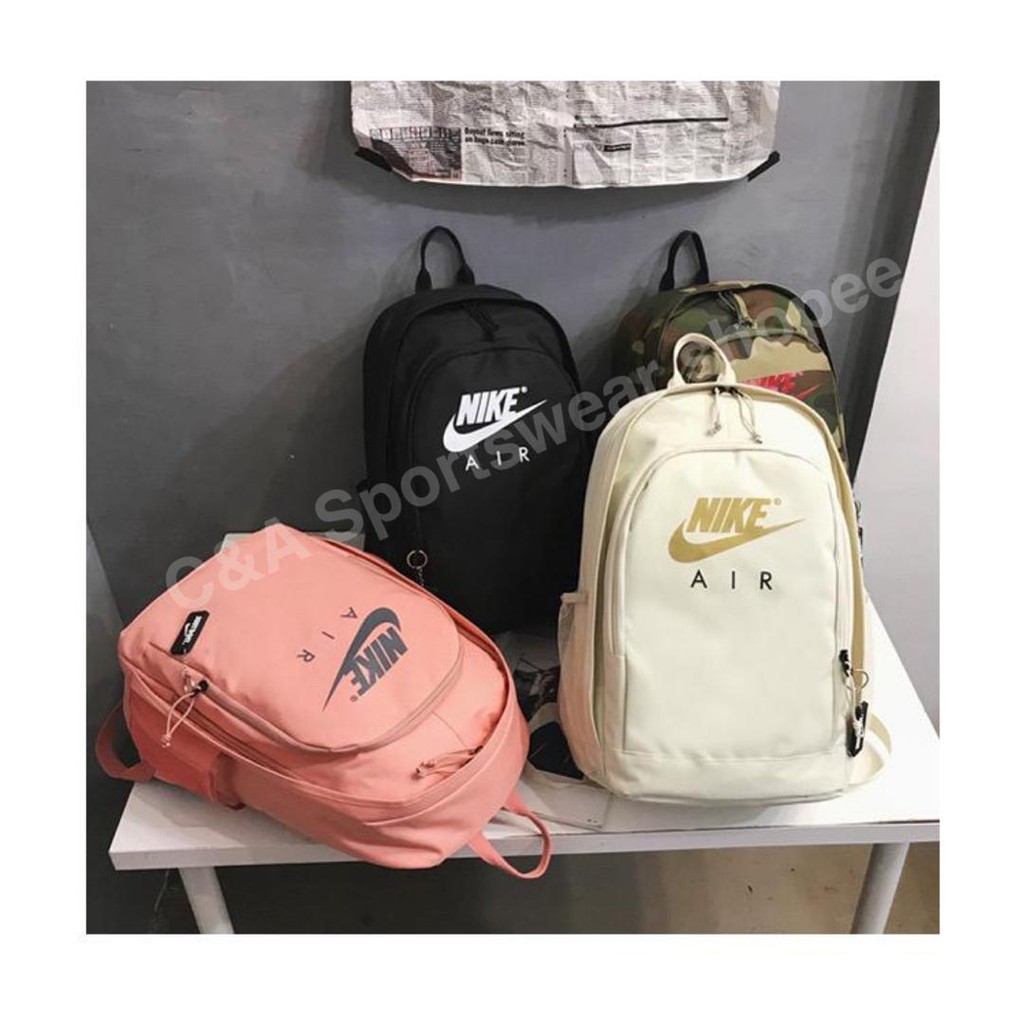 Nike Hayward Air Bagpack School Bag Fashion Bag Street Style Bag Casual Children Student Backpack Bag For And Men Shopee Singapore