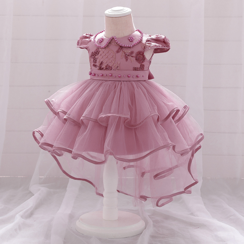 Baby Girl Dress New New Baby One Year Old Wash Dress Baby Full Moon Birthday Gift Flower Girl Dress Princess Dress For Kids Kids Clothes Girl Shopee Singapore