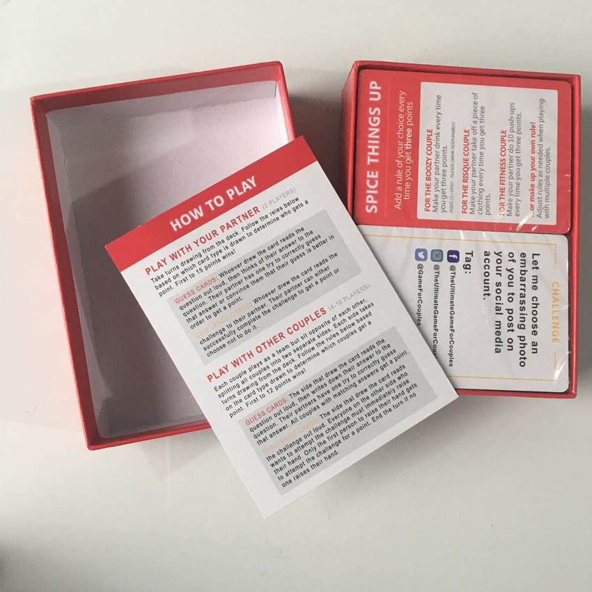 Love and relationships (after dark) · 2. The Ultimate Game For Couples Fun Conversation Starters And Challenges Card Game Shopee Singapore