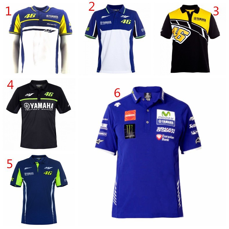 Valentino Rossi Moto Gp Vr46 Man S Polo Yamaha Monster Energy Polo Shirt