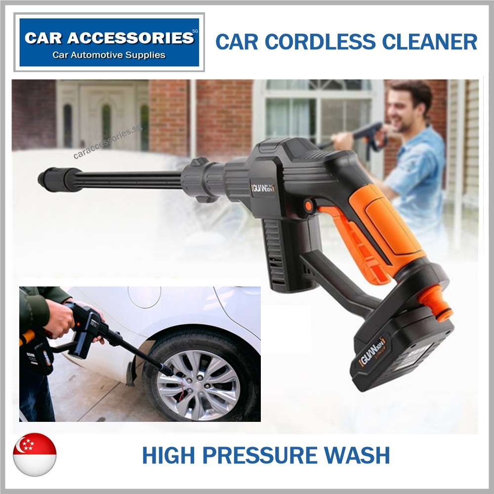 sg ship in 24 hours portable cordless high pressure car wash gun high power washer cleaner gun shopee singapore on 24 hr car wash singapore