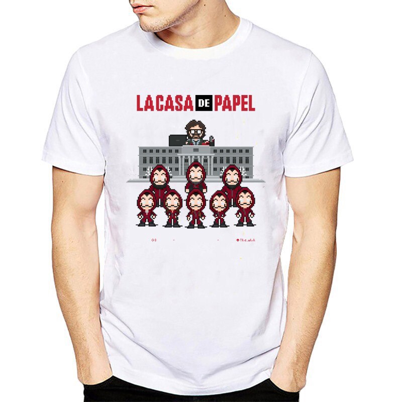 We're shipping them out tomorrow, so contest winners should keep an eye on the mailbox next week. La casa de papel T-shirts Paper House Printed Streetwear ...
