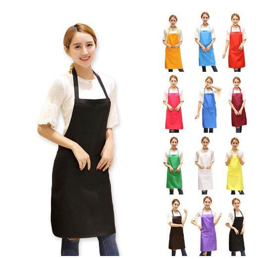 Fashion Cute Pattern Cooking Kitchen Restaurant Bib Apron Dress With Pocket Gift