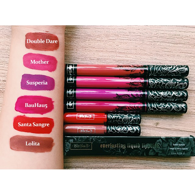 This creamy liquid lipstick formula glides over lips like a gloss . Insane Deal Kat Von D Everlasting Liquid Lipstick Shopee Singapore