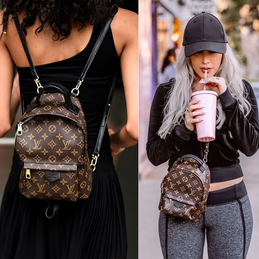 L V Monogram Mini Backback Shoulder Bag Crossbody Fashion Women Bag Handbag Shopee Singapore