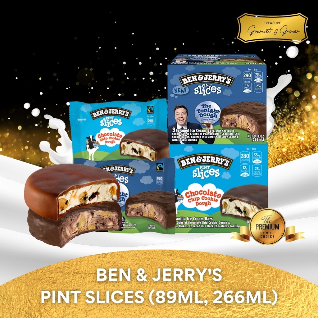 Dietary fiber, 0g, 0% ; Ben Jerry S Ice Cream Pint Slices 266ml Shopee Singapore
