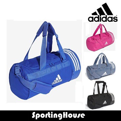 Adidas Convertible 3 Stripes Duffel Bag Pack2go Duffel To Backpack Construction Shopee Singapore