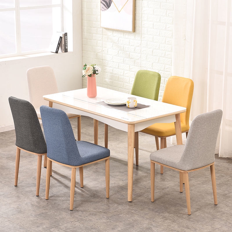 Modern Simple Chair Nordic Imitation Solid Wood Dining Table And Chair Hotel Dining Room Dining Chair Backrest Home Chair Mahjong Nail Art Chair Shopee Singapore