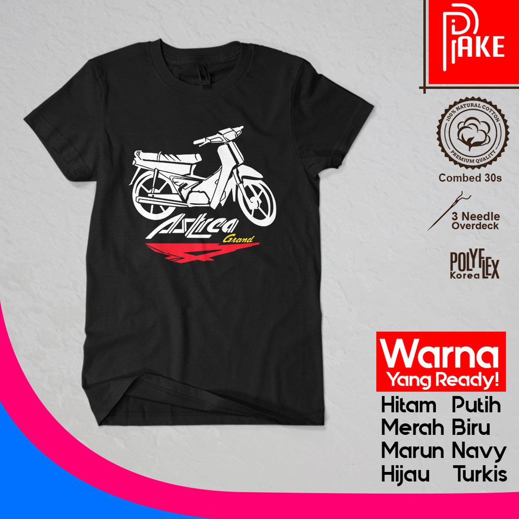 Harga fenomenal motor bebek keluaran tahun 1991 itu menyamai . Honda Astrea Grand Classic T Shirt Combed Cotton 30s Partners Shopee Singapore