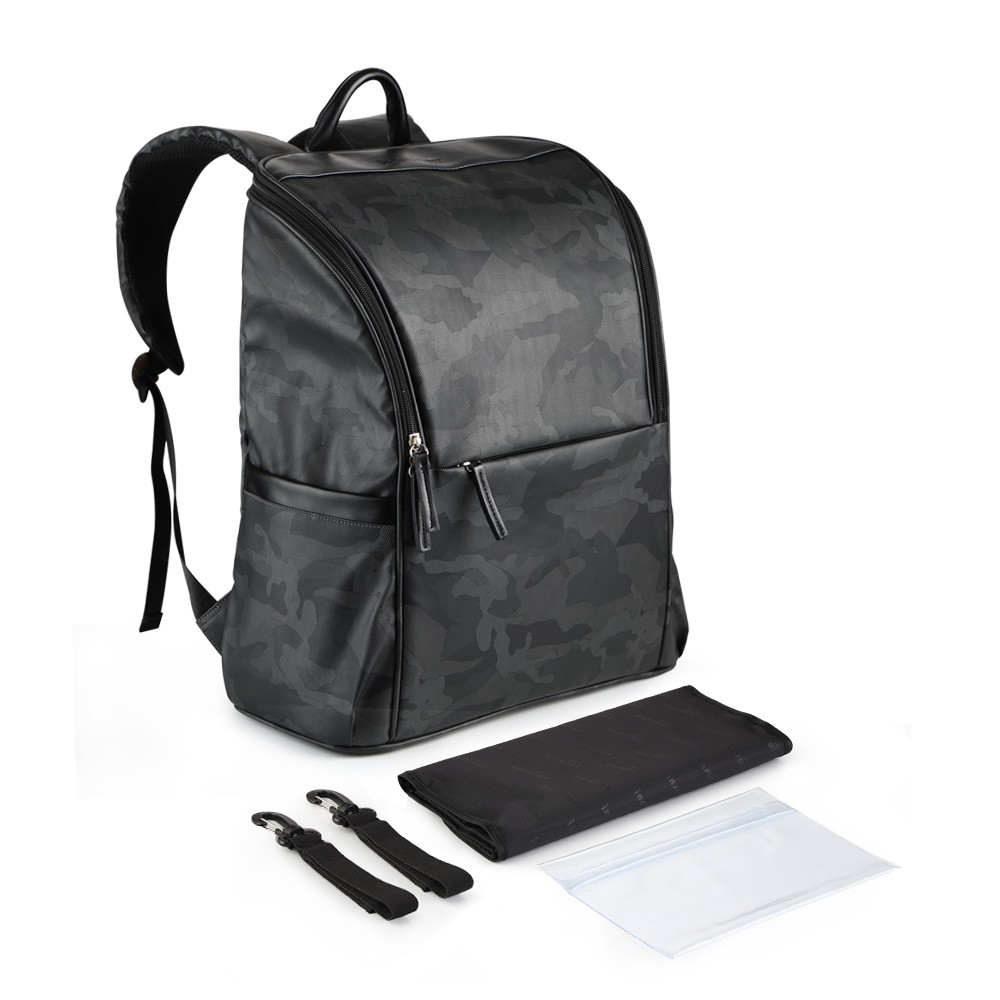 Insular Diaper Bag Backpack For Dad Large Waterproof Travel Baby Bag Changing Pad Stroller Straps Wet Bag Shopee Singapore