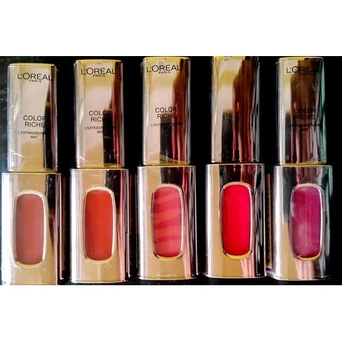 Find quality beauty products to add to your shopping list or order . Loreal L Oreal Paris Colour Riche L Extraordinaire Mat Lip Gloss Shopee Singapore